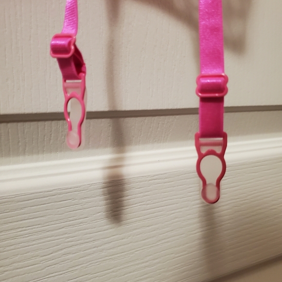 Dreamgirl Mosaic Lace Garter Slip w/ Thong Pink (Size M) - Picture 9 of 16